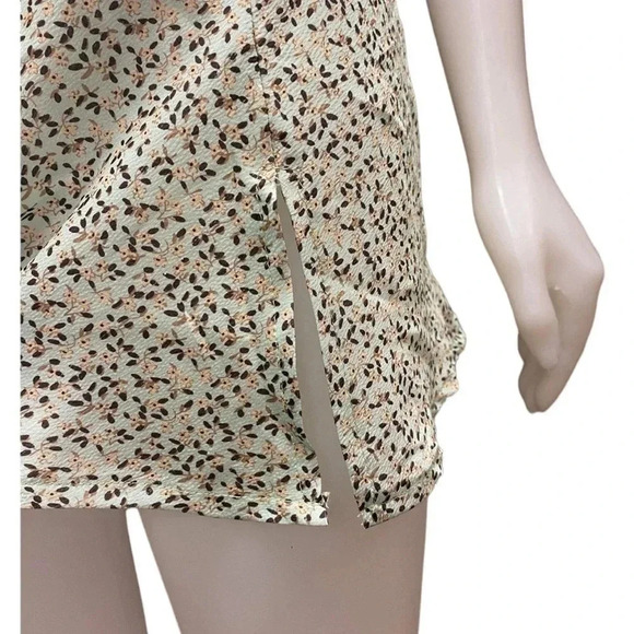 Princess Polly Stargazing Floral Mini Green Slip Dress Size 2 - Picture 13 of 14